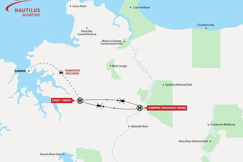 Adelaide River Jumping Crocodile Cruise With Roundtrip Helicopter From Darwin - eAccommodation 3