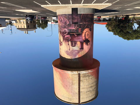 Kadina Water Tower Mural - eAccommodation 1