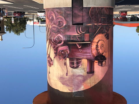 Kadina Water Tower Mural - eAccommodation 2