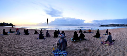 Making Meditation Mainstream: Free Beach Meditation Session South Manly - eAccommodation 0