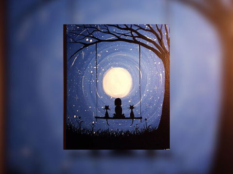 Grab A Glass Of Wine And Learn To Paint 'Moonrise'! - eAccommodation 0