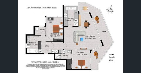 ABSOLUTELY STUNNING! ON THE BEACH !!! - eAccommodation 3