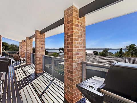 Away @ Nelson Bay, 29 Wollomi Ave - Incredible Water Views, Pet Friendly, WIFI & Aircon - eAccommodation 0