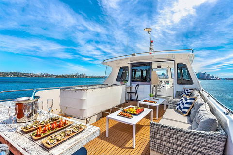 Vivid 90-Minute Sydney Harbour Intimate Catamaran Cruise With Canapes - eAccommodation 4